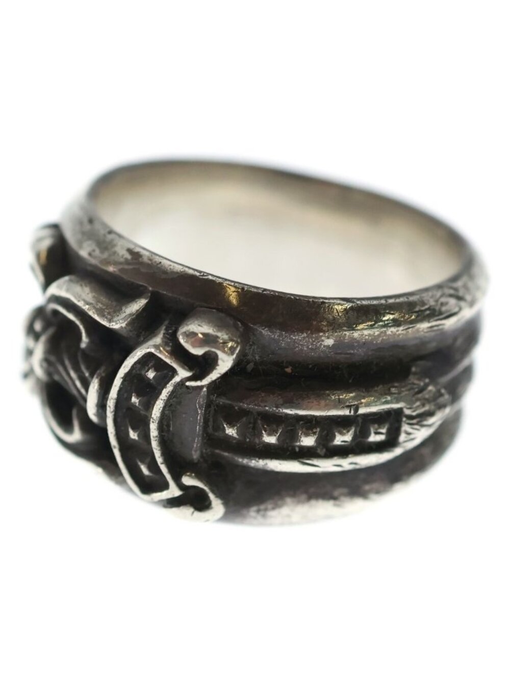 Chrome Hearts Dagger Ring Silver